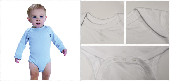 Dětské body Long k potisku Vyrobte si Dětské body Long k potisku s vlastním originálním potiskem