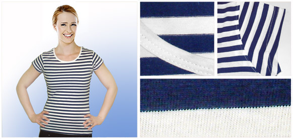 Dámské námořnické tričko Sailor Vyrobte si Dámské námořnické tričko Sailor s vlastním originálním potiskem