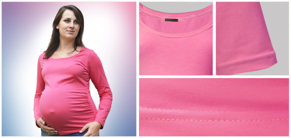 Vyrobte si Těhotenské tričko Long s vlastním originálním potiskem