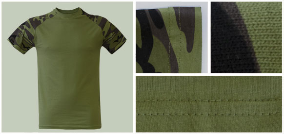 Vyrobte si Pánské tričko Military s vlastním originálním potiskem