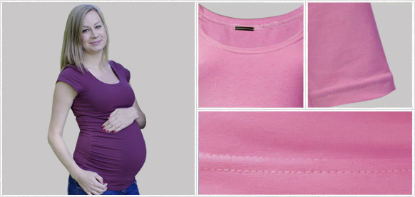 Vyrobte si Těhotenské tričko Mini rukáv s vlastním originálním potiskem