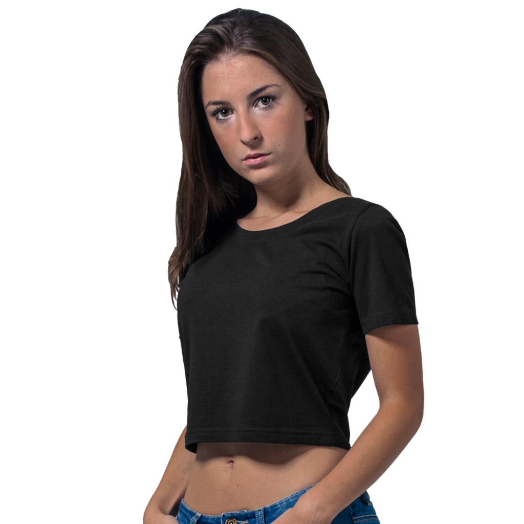Dámské tričko Crop Top Vyrobte si Dámské tričko Crop Top s vlastním originálním potiskem